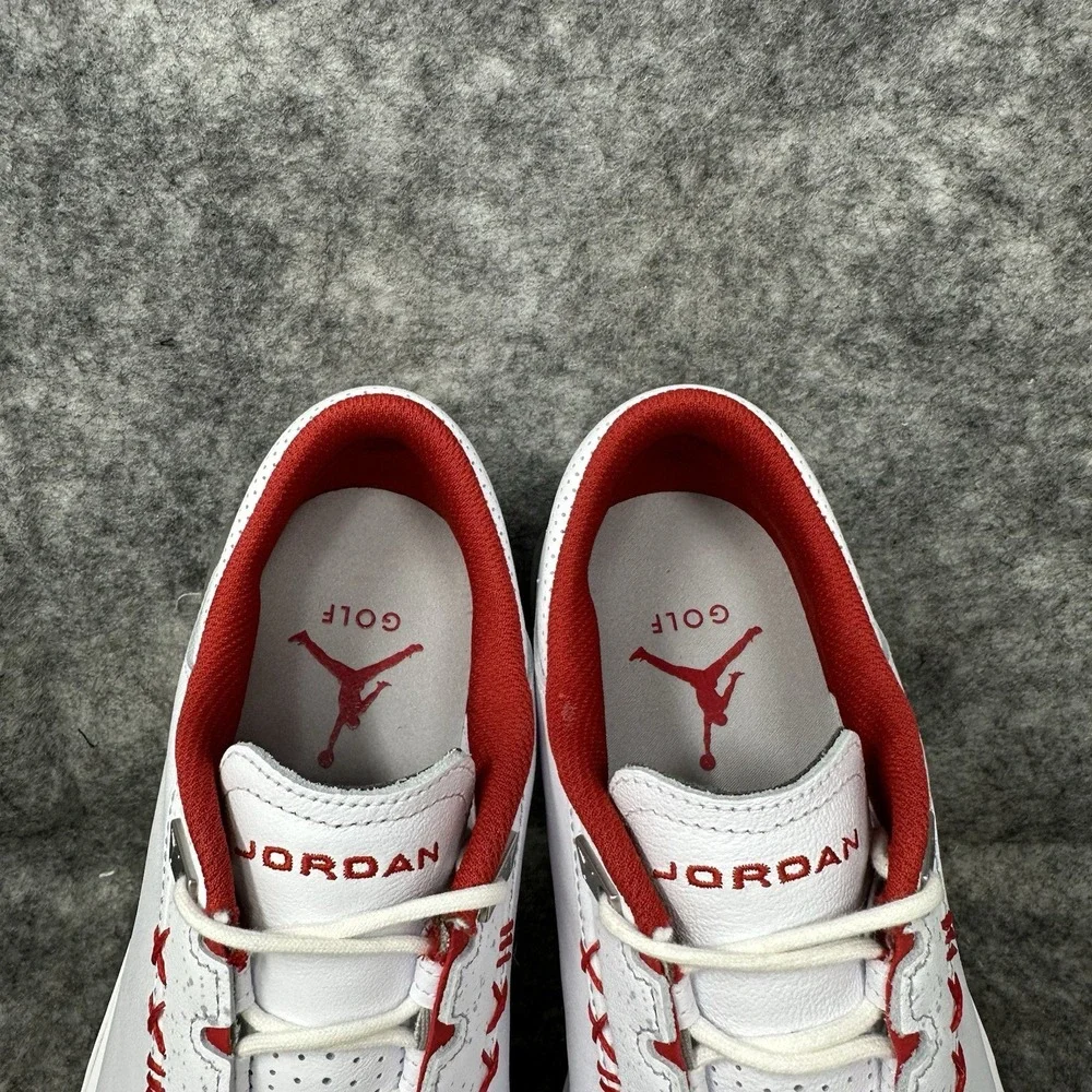 Air Jordan ADG 5 Golf Shoes Mens Size 13 Wide White Fire Red Nike FQ7874-101